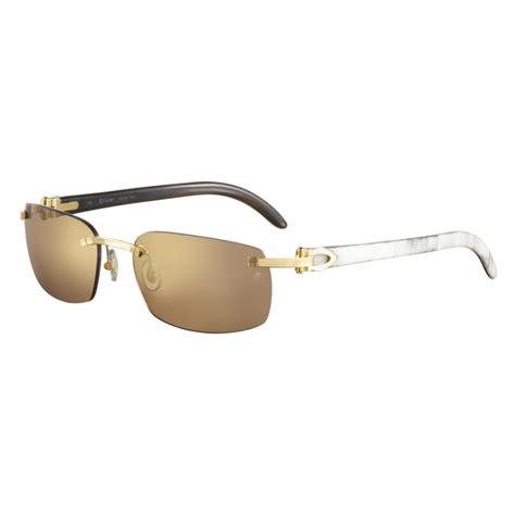 cartier sunglasses buffalo for cheap|authentic cartier buffalo horn glasses.